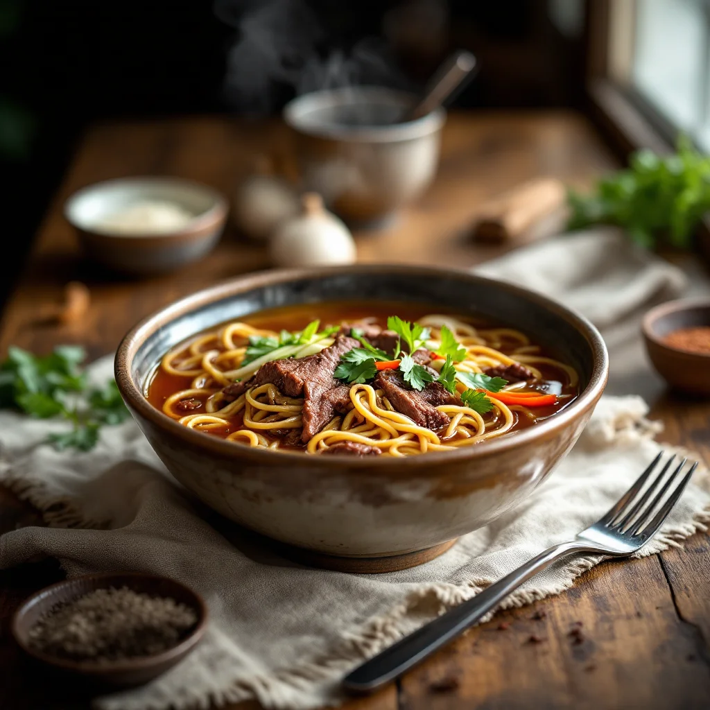 The Art and Soul of Braised Beef Noodle Soup: