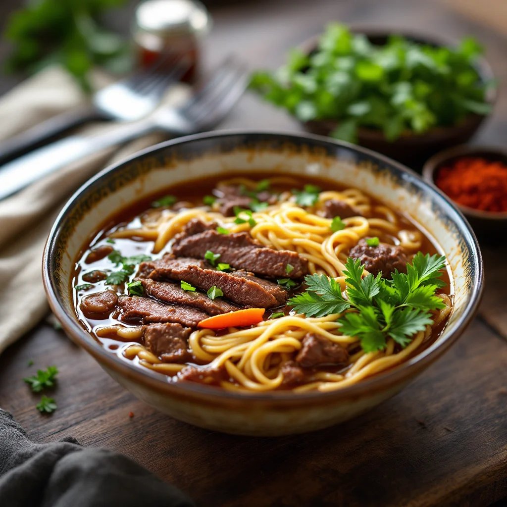 The Art and Soul of Braised Beef Noodle Soup: