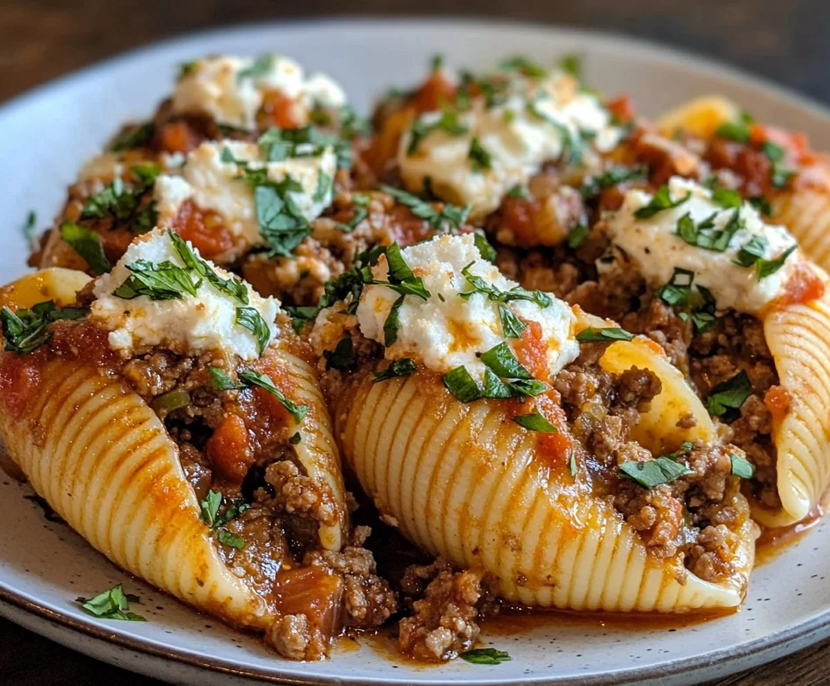 Stuffed Shells with Ground Beef: A Comforting Family Meal