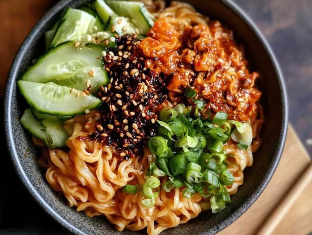 Peanut Butter Gochujang Noodles