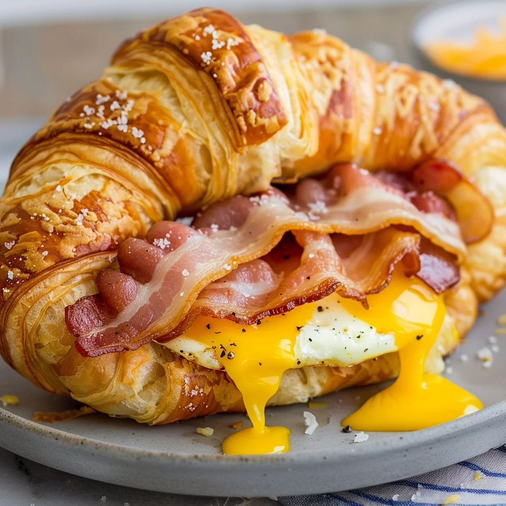 Bacon Egg and Cheese Croissant