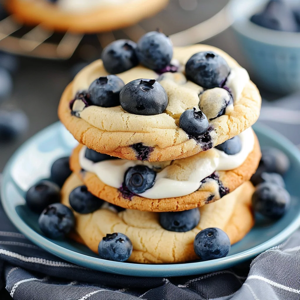 Blueberry Cheesecake Cookies