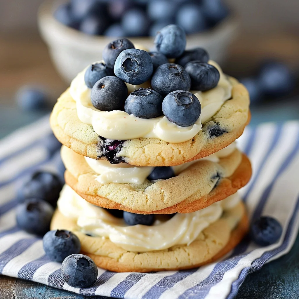 Blueberry Cheesecake Cookies